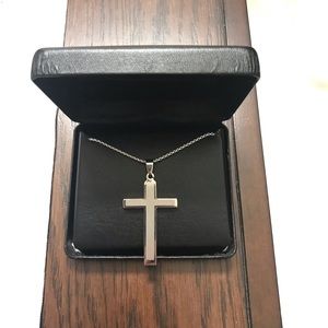 SOLD PRIMO Men's Cross Pendant in Stainless Steel